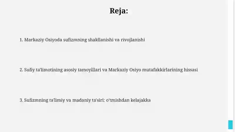 Sufizmning tarbiyaviy jihatlari 2