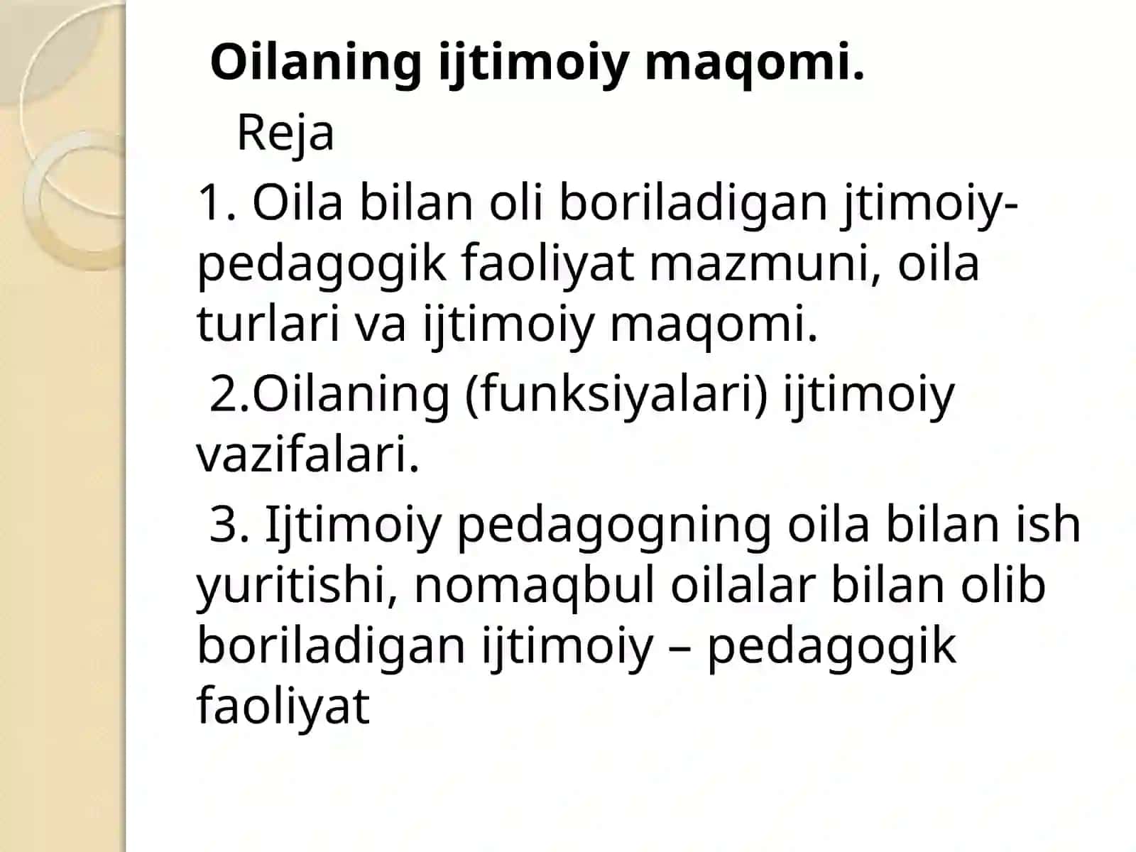 oilada bola shaxsining ijtimoilashuvi 2
