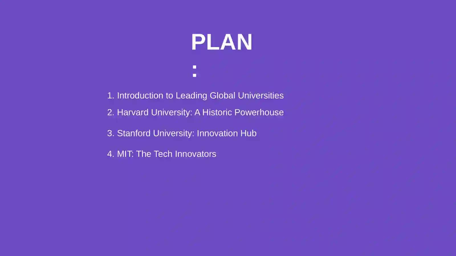 Top universities of the world 2