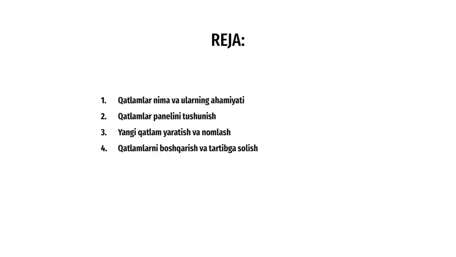 Adobe Photoshopda qatlamlar (layers) bilan ishlash texnikasi 2