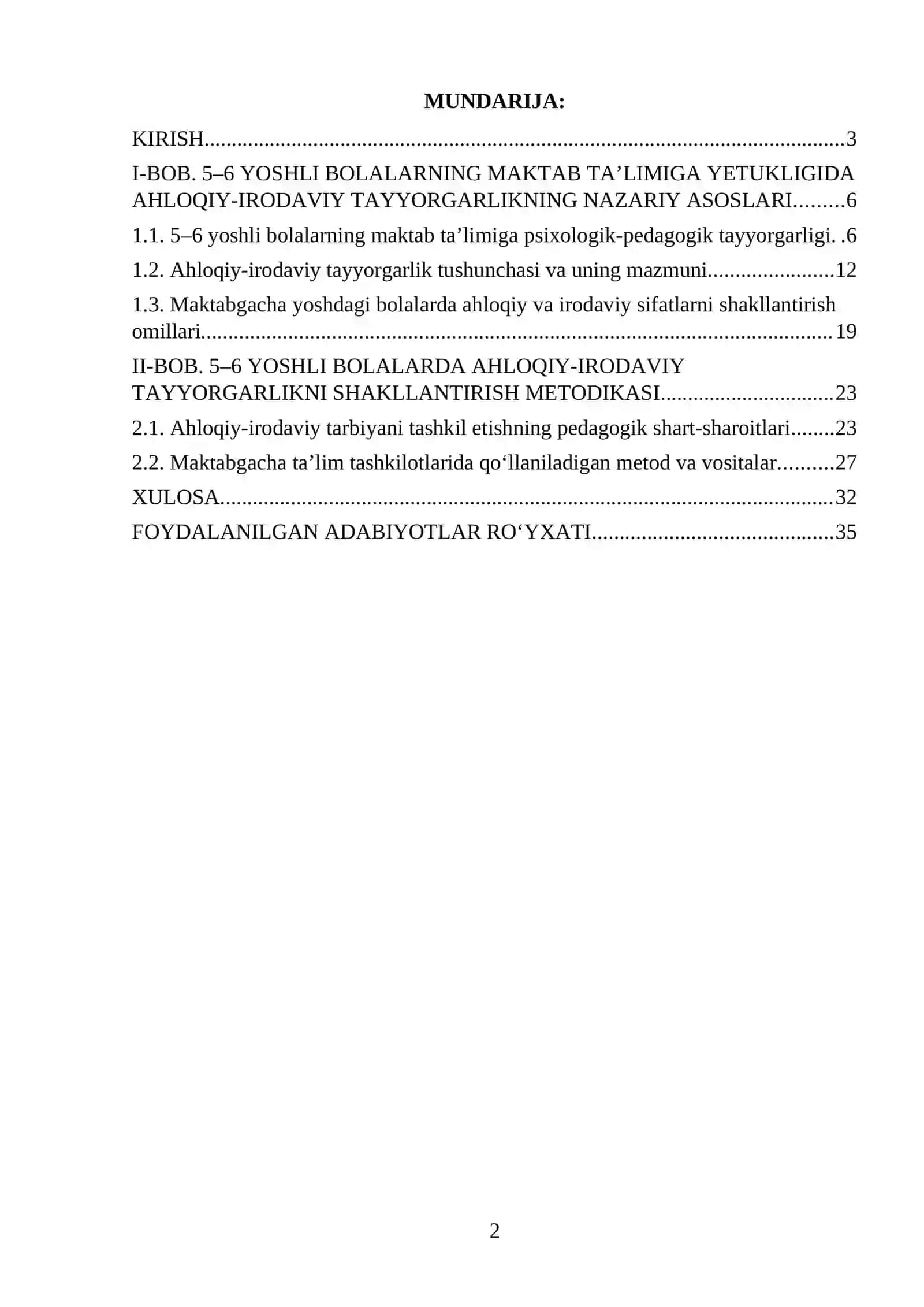 Ahloqiy-irodaviy tayyorgarlikning nazariy asoslari 2