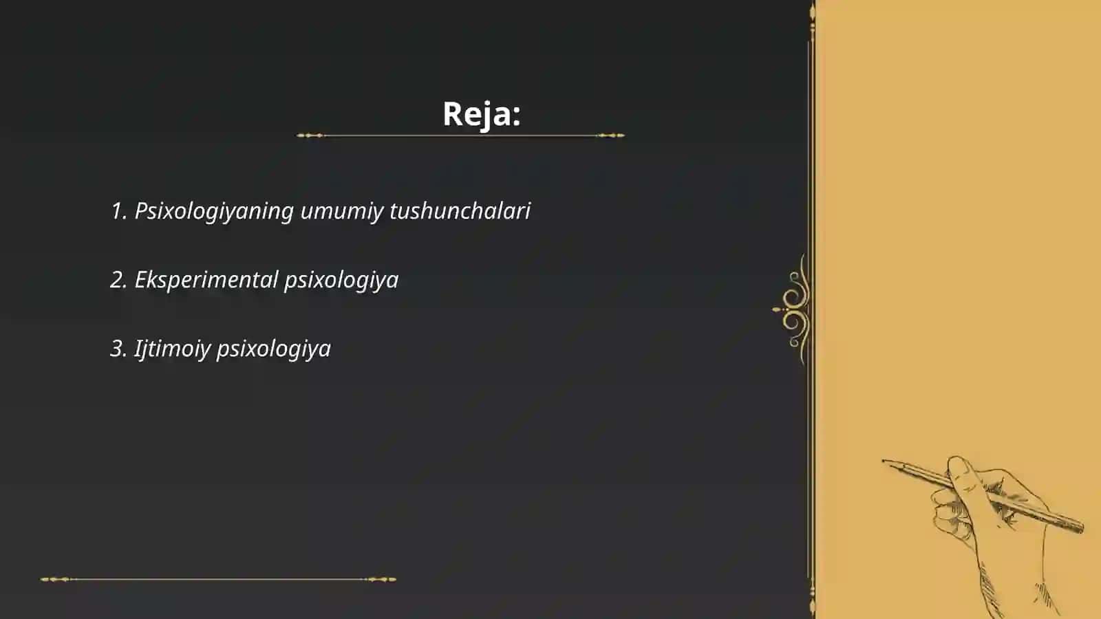 Psixologiya va uning turlari 2