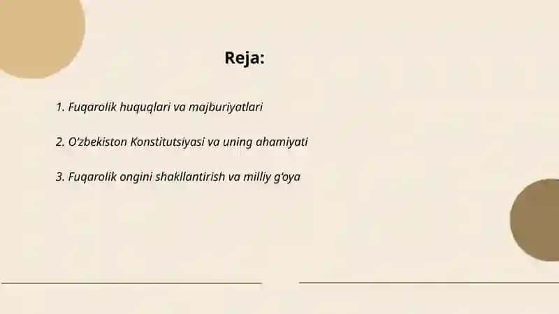 Fuqarolik tarbiyasi. Mafkuraviy tarbiya 2
