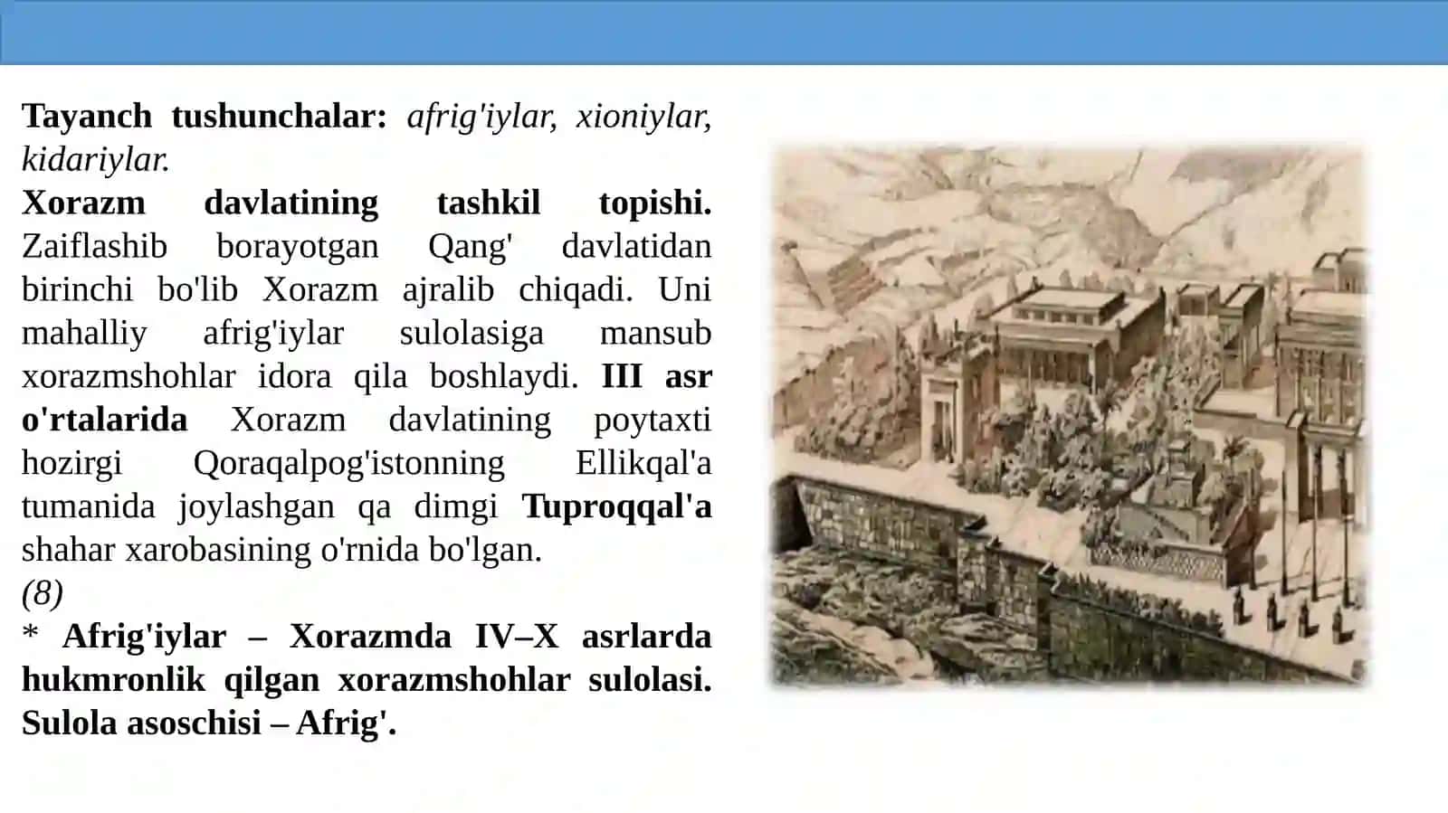 O'ZBEKISTON TARIX 2