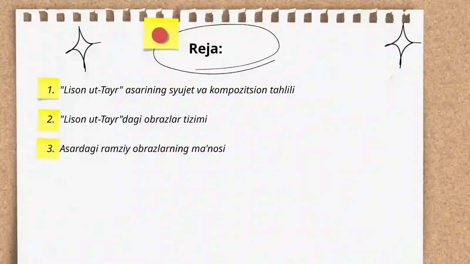“Lison yt-tayr”ning badiiy-g‘oyaviy xususiyatlari 2