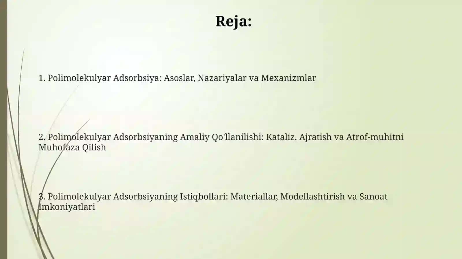 Polimolekulyar Adsorbsiya: Asoslar, Nazariyalar va Mexanizmlar 2