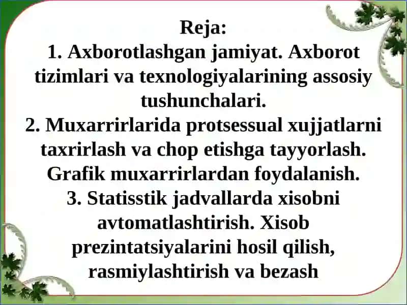 TA’LIM MUASSASALARIDA TEXNIK VOSITALAR BILAN ISHLASHDA GIGIENIK NORMALAR VA XAVFSIZLIK TALABLARI 2