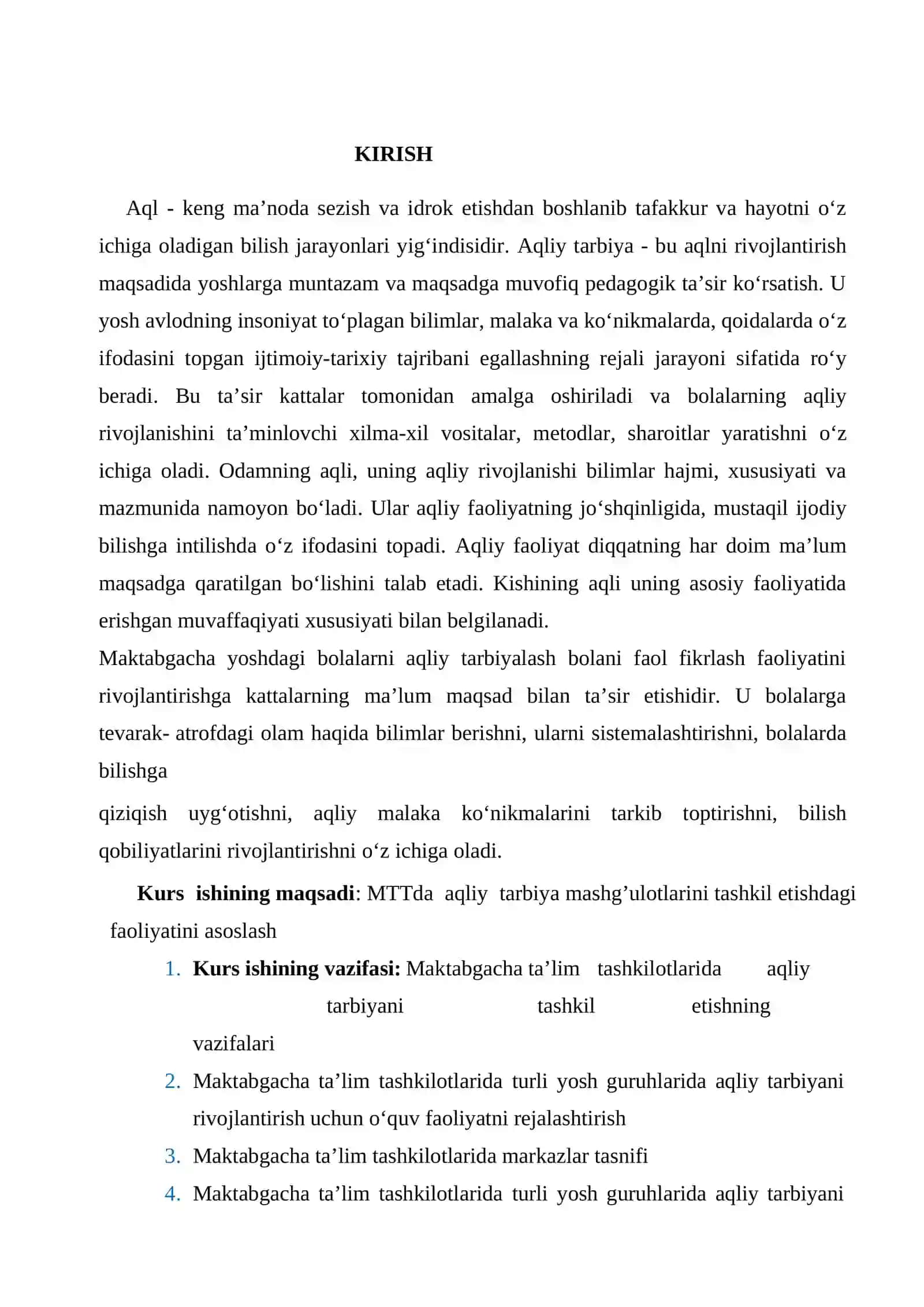 Maktabgacha ta’lim tashkilotlarida aqliy tarbiyani tashkil etish 2