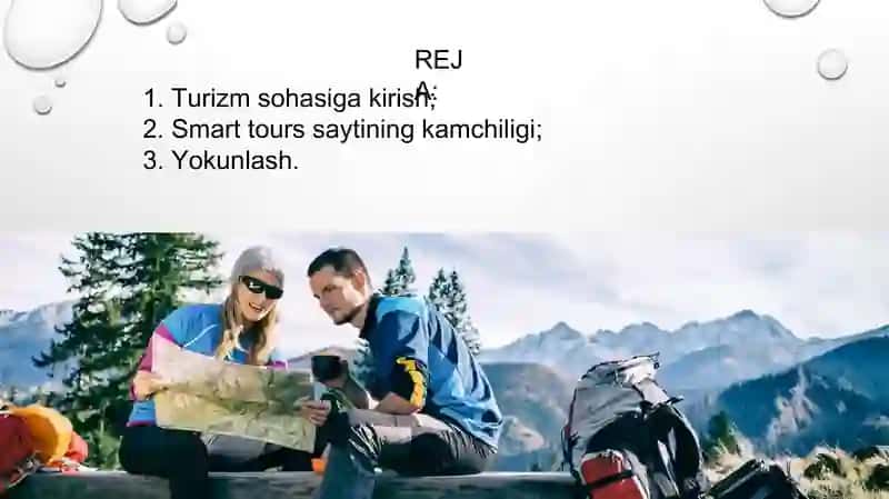 Turizm sohasida avtomatlashtirilgan tizim 2