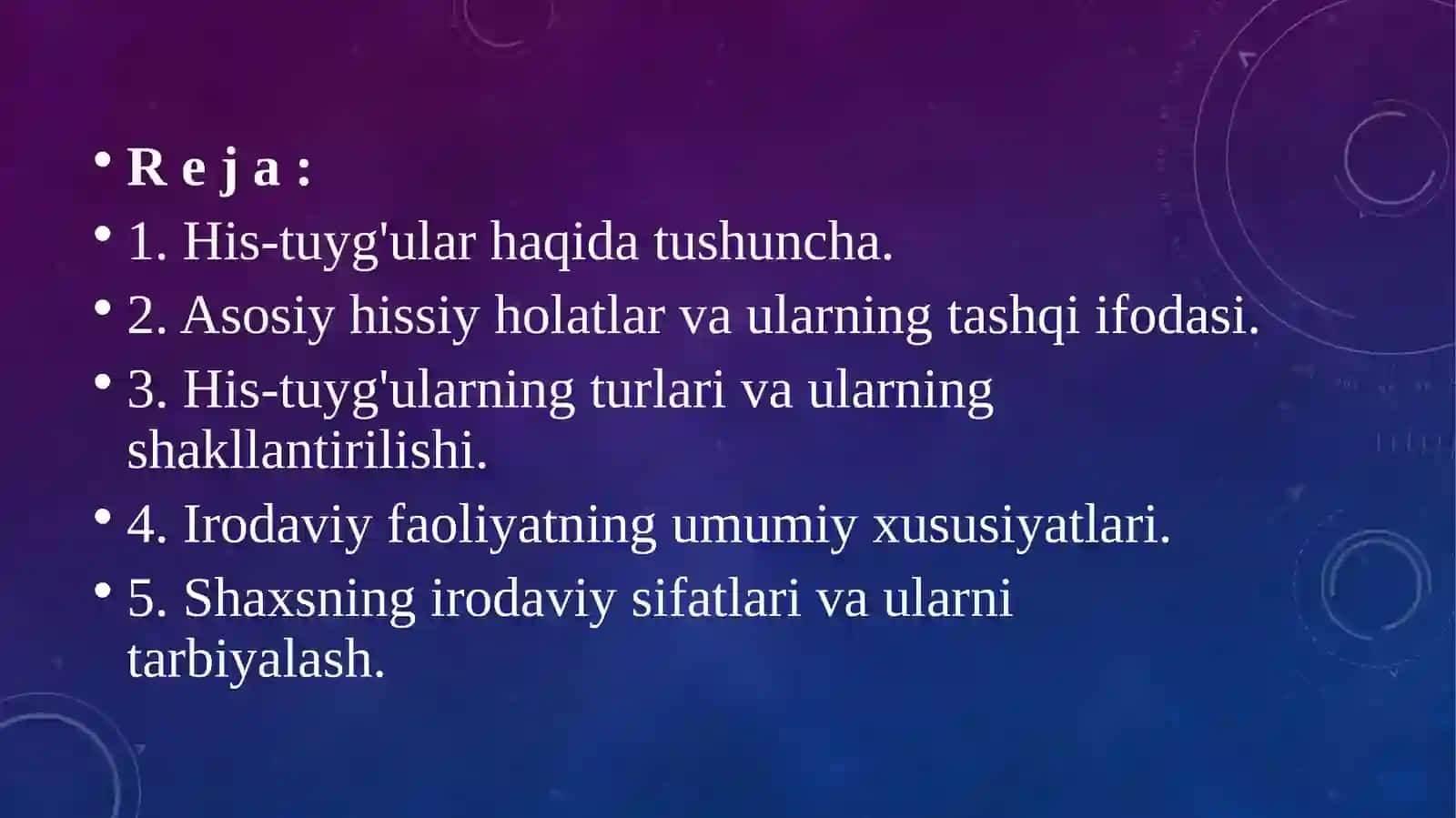 Shaxsning hissiy-irodaviy sohasi 2