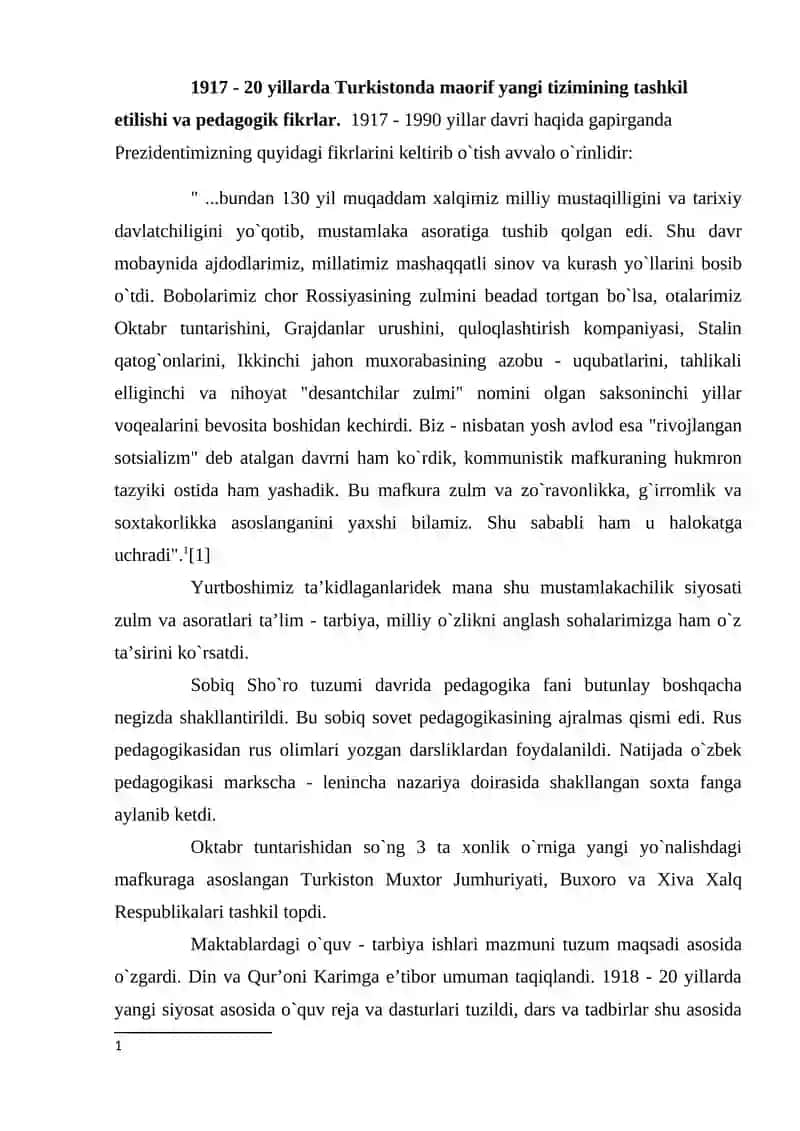 SSSRDA SAVODSIZLIKNI TUGATISH BO’YICHA QILINGAN ISHLAR 2