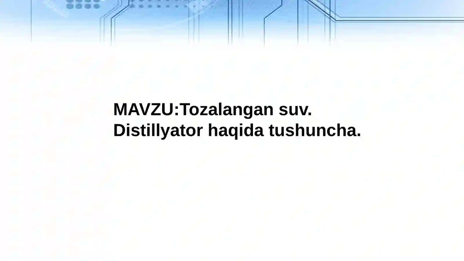 Tozalangan suv 2