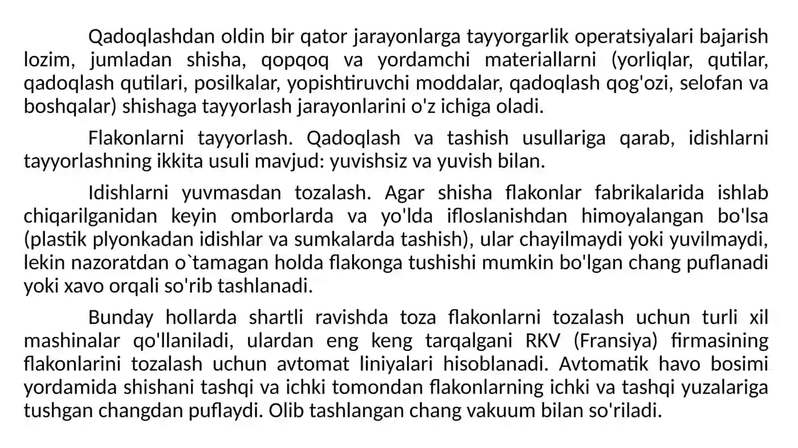 PARFYUMERIYA-KOSMETIKA MAHSULOTLARINI PET VA SHISHA IDISHLARGA QADOQLASH 2
