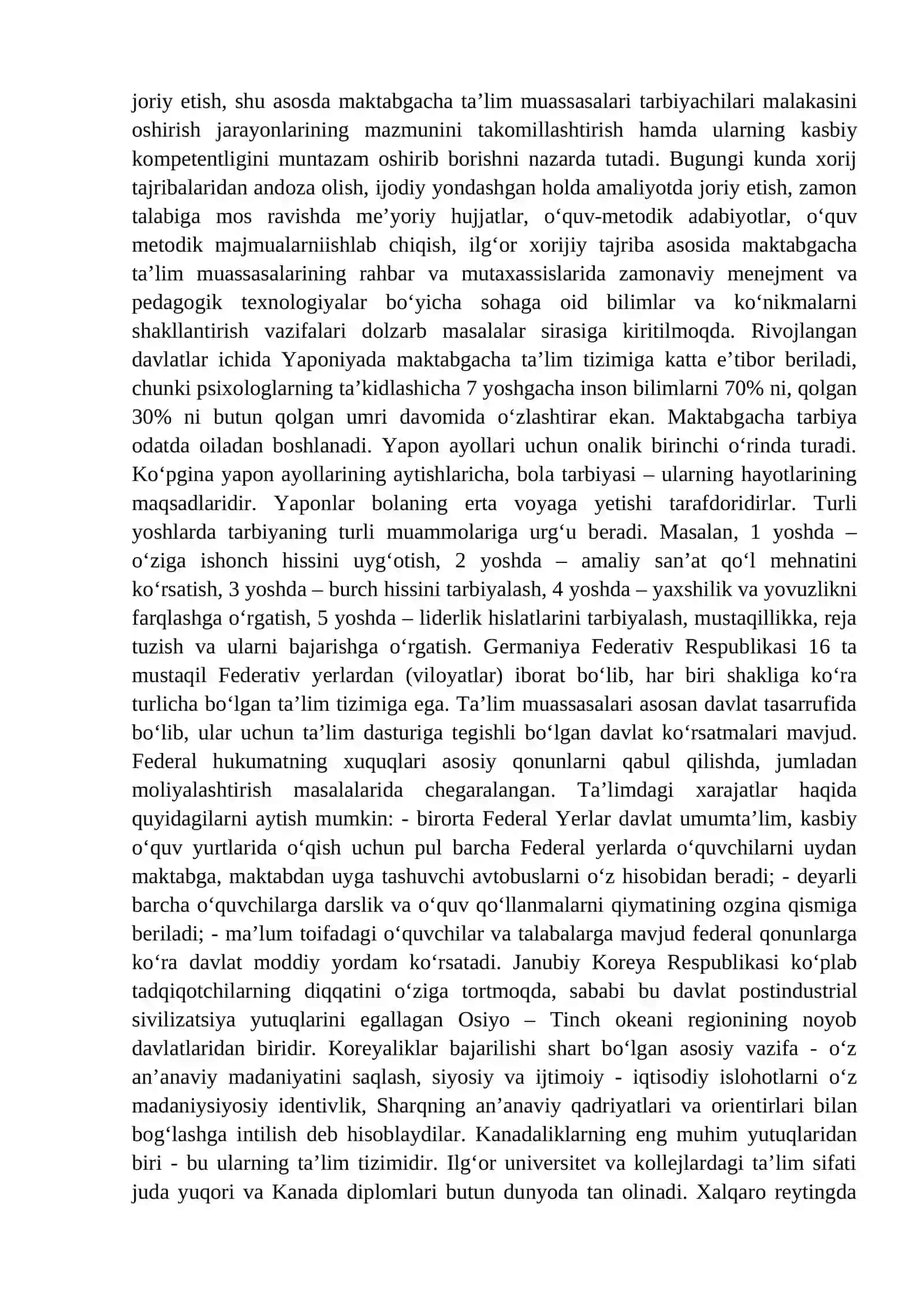 Bolalarni maktabga tayyorlashda xorij tajribasi 2