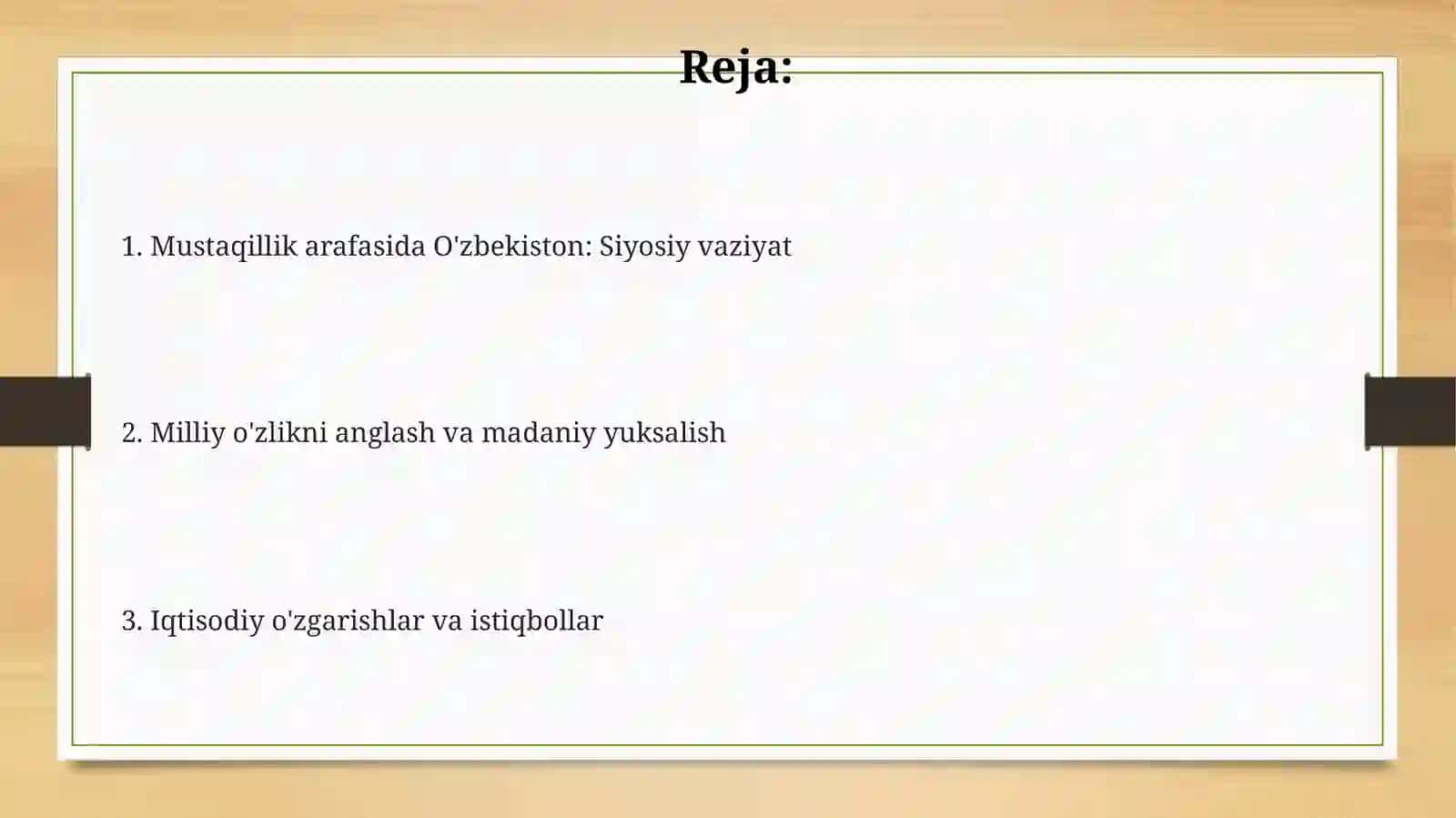 O'zbekiston mustaqillikka erishish shon-sharaflar 2