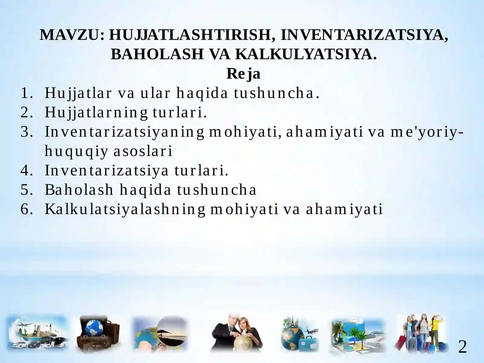 Buxgalteriya Hisobi va Soliqqa Tortish Fani 2