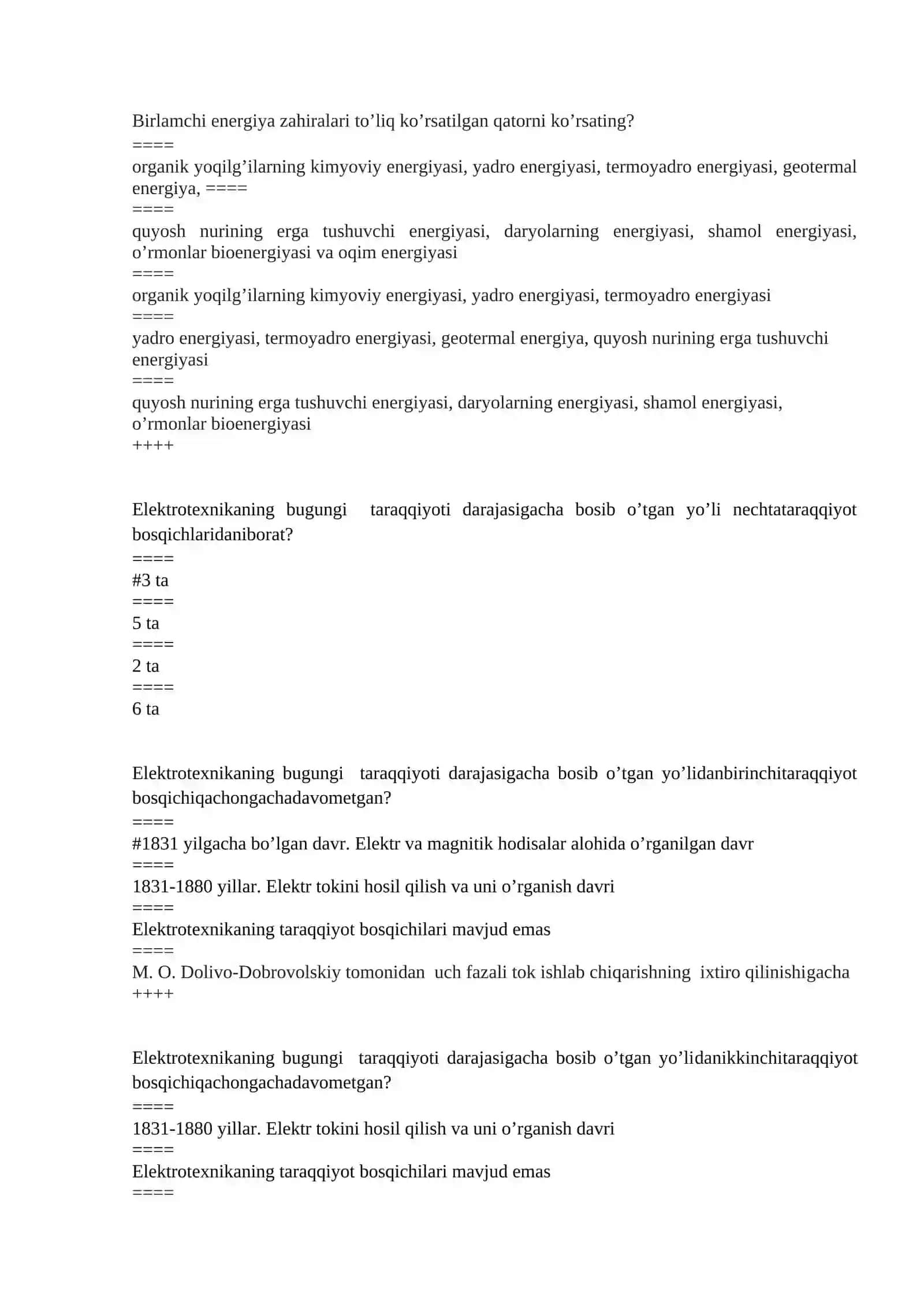 Qayta tiklanmaydigan energiya 2