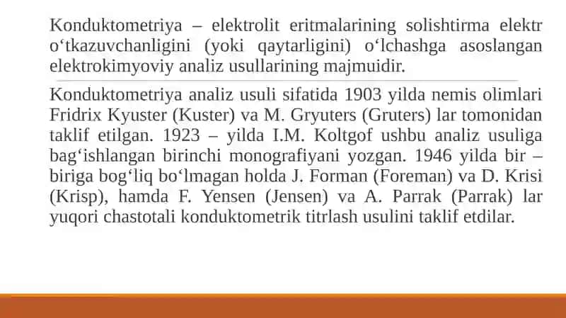 Konduktometriya 2