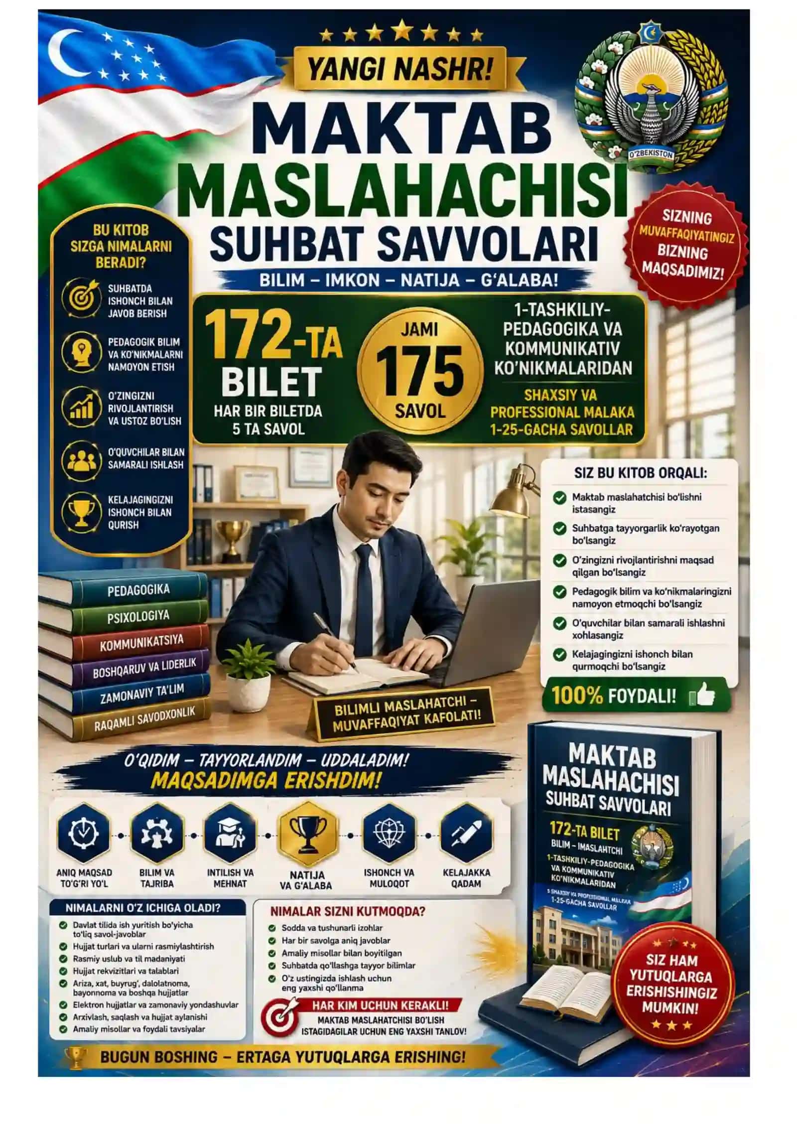 MAKTAB MASLAHACHISI SUHBAT SAVVOLARI 2