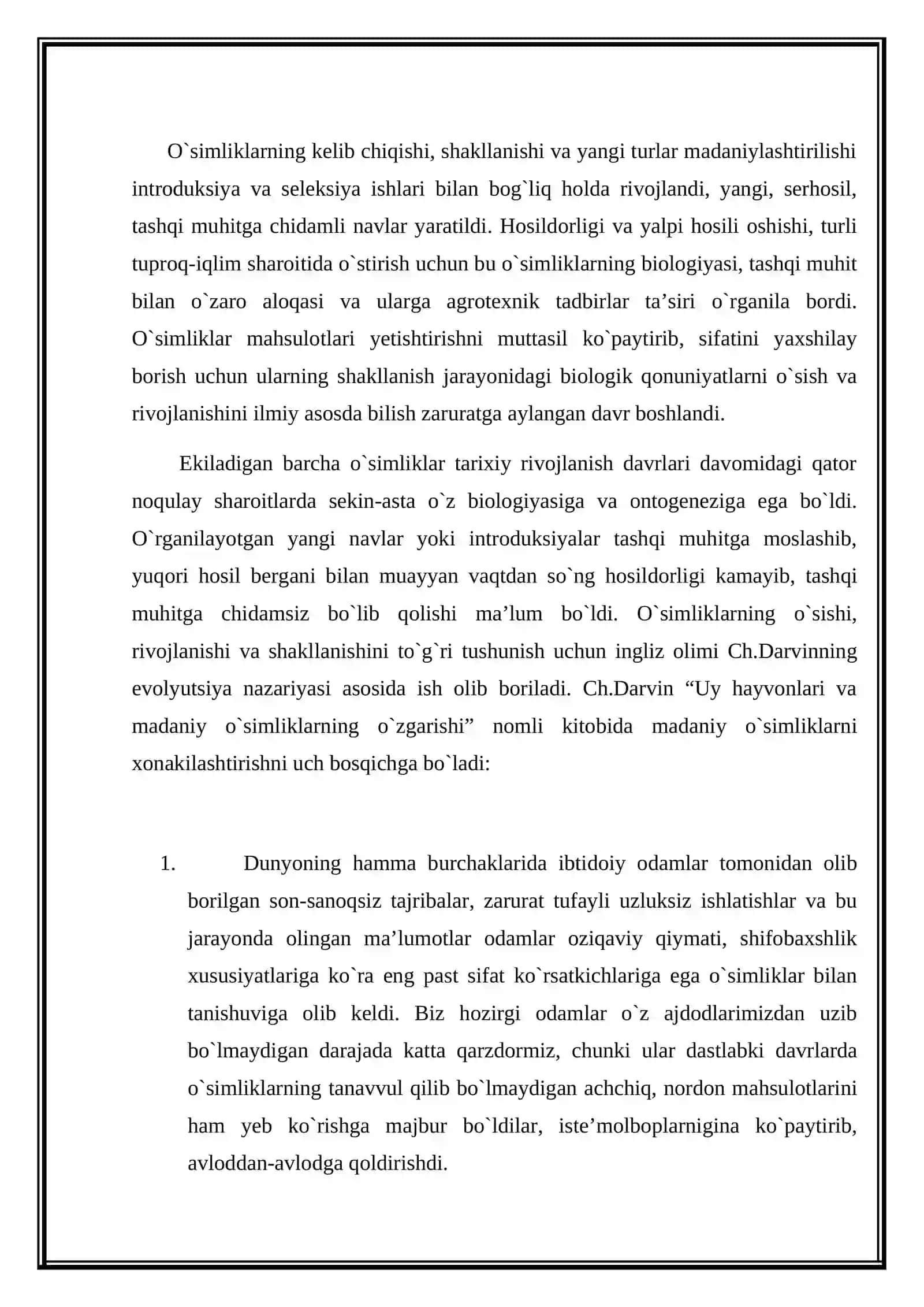 OʻSIMLIKLARNING KELIB CHIQISH MARKAZLARI 2