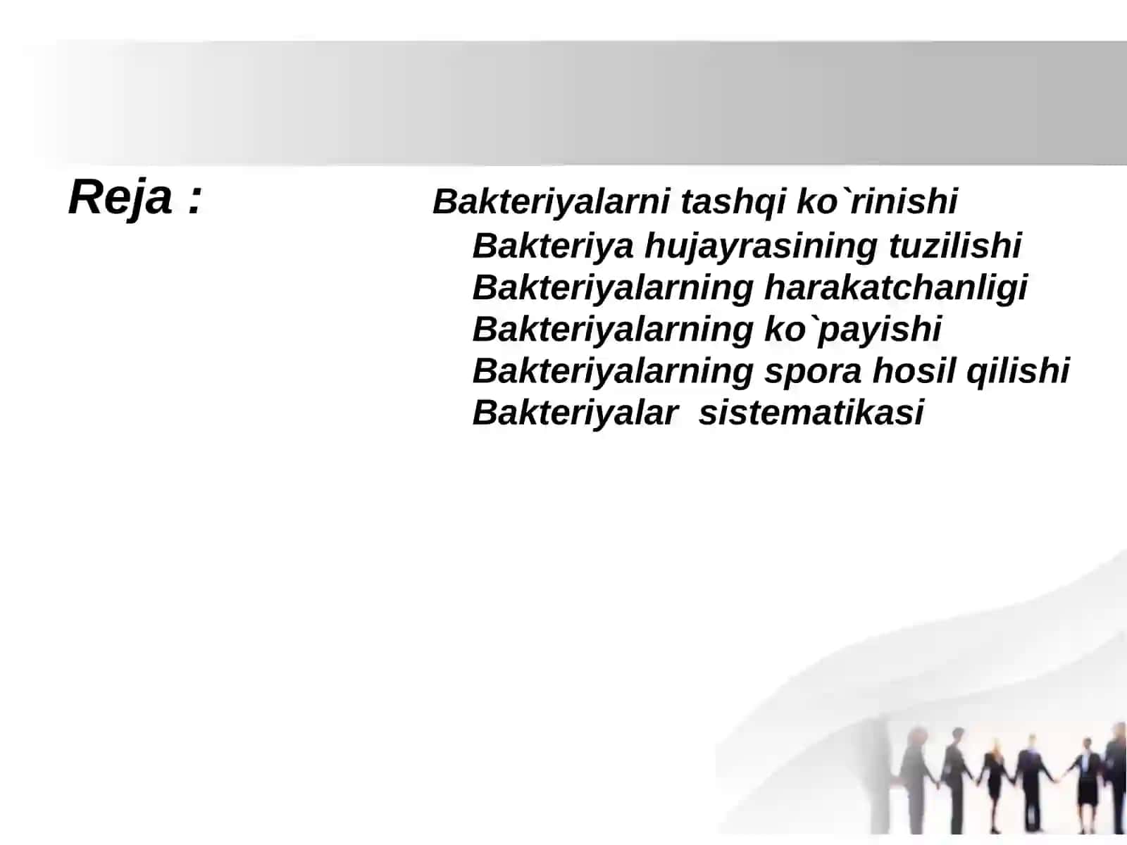 Bakteriyalar harakatchanligini oʻrganish 2