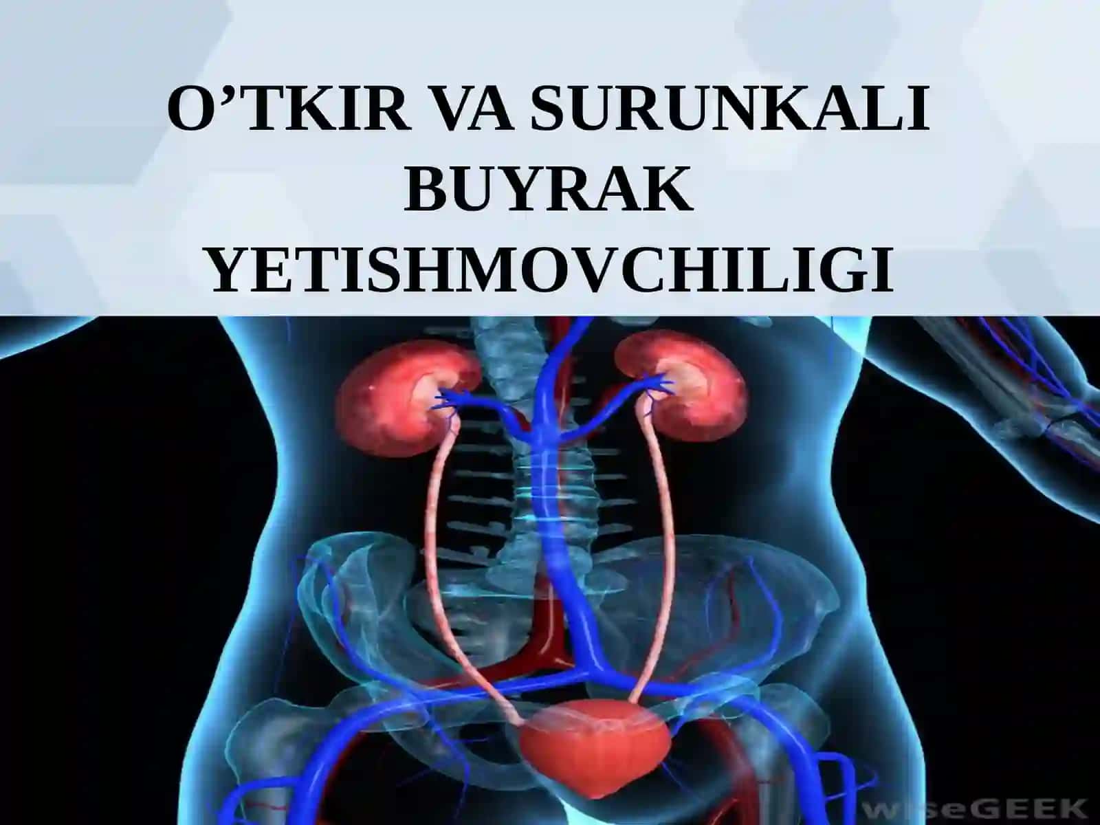 O‘tkir Buyrak Yetishmovchiligi 2