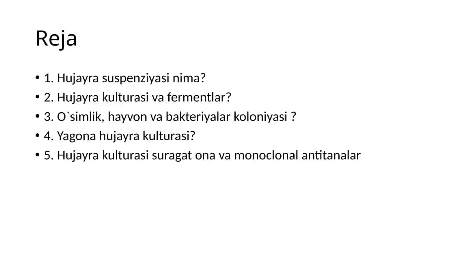 Hujayra suspenziyasi 2