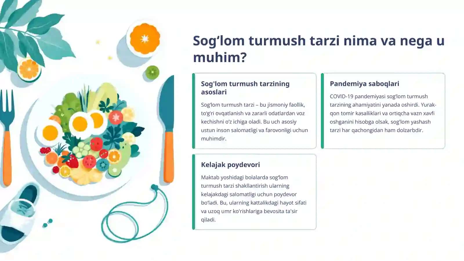 Sog‘lom turmush tarzi nima? 2