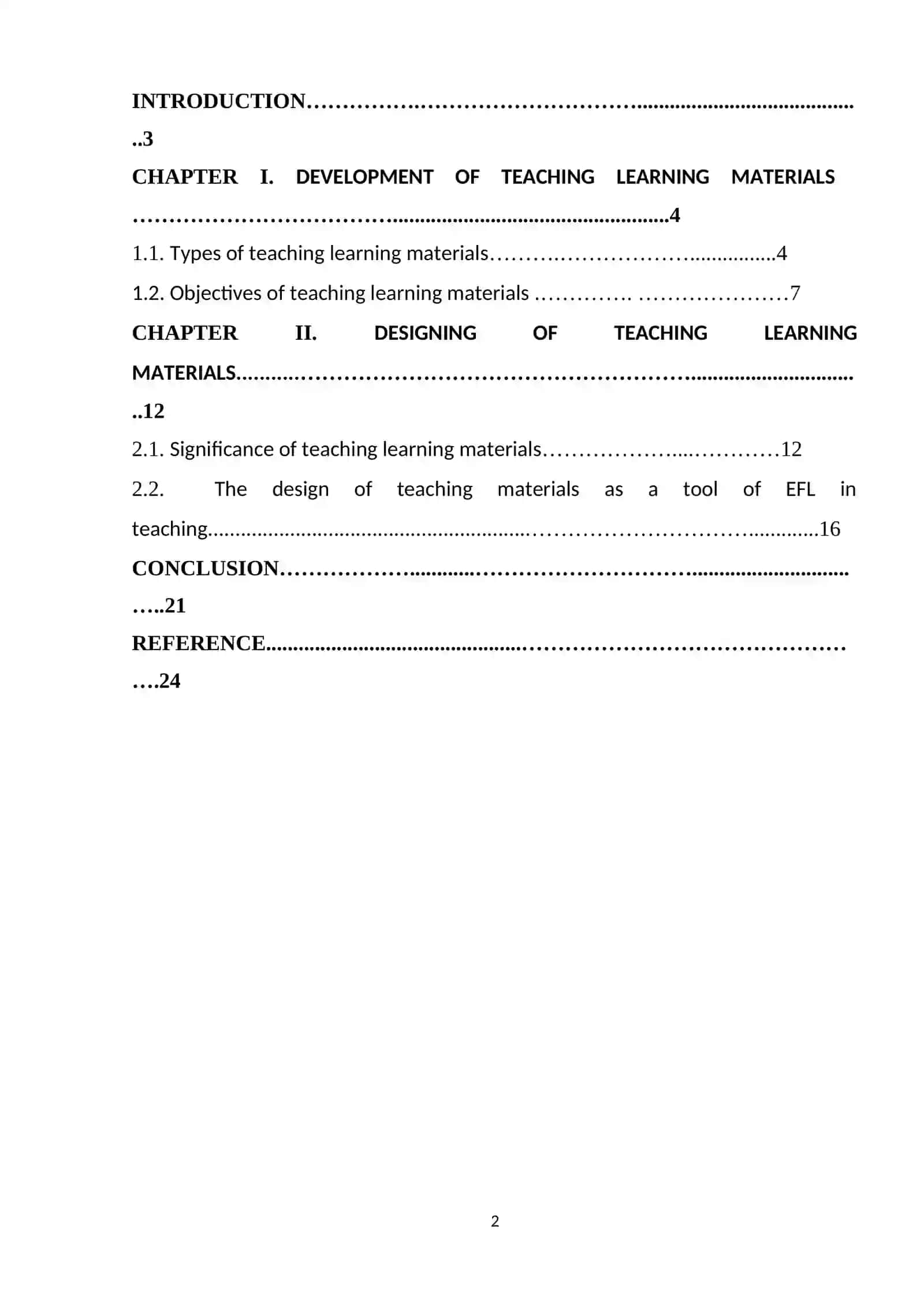 CREATION OF APPROPRIATE TEACHING MATERIALS 2