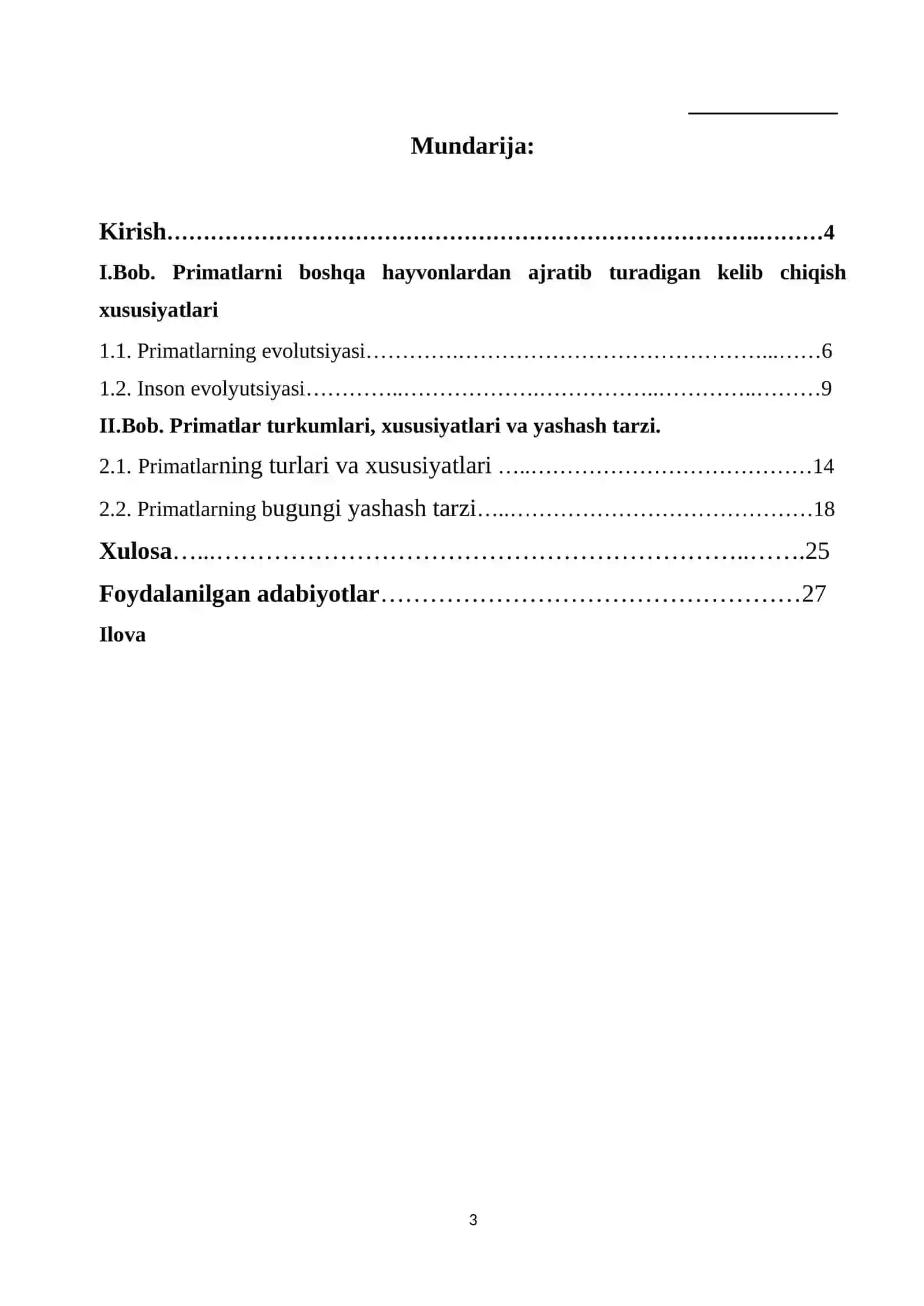 Primatlarning asosiy evolutsion bosqichlari 2