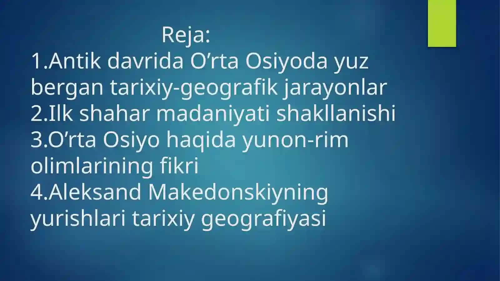 O’rta Osiyoning antik davri tarixiy geografiyasi 2