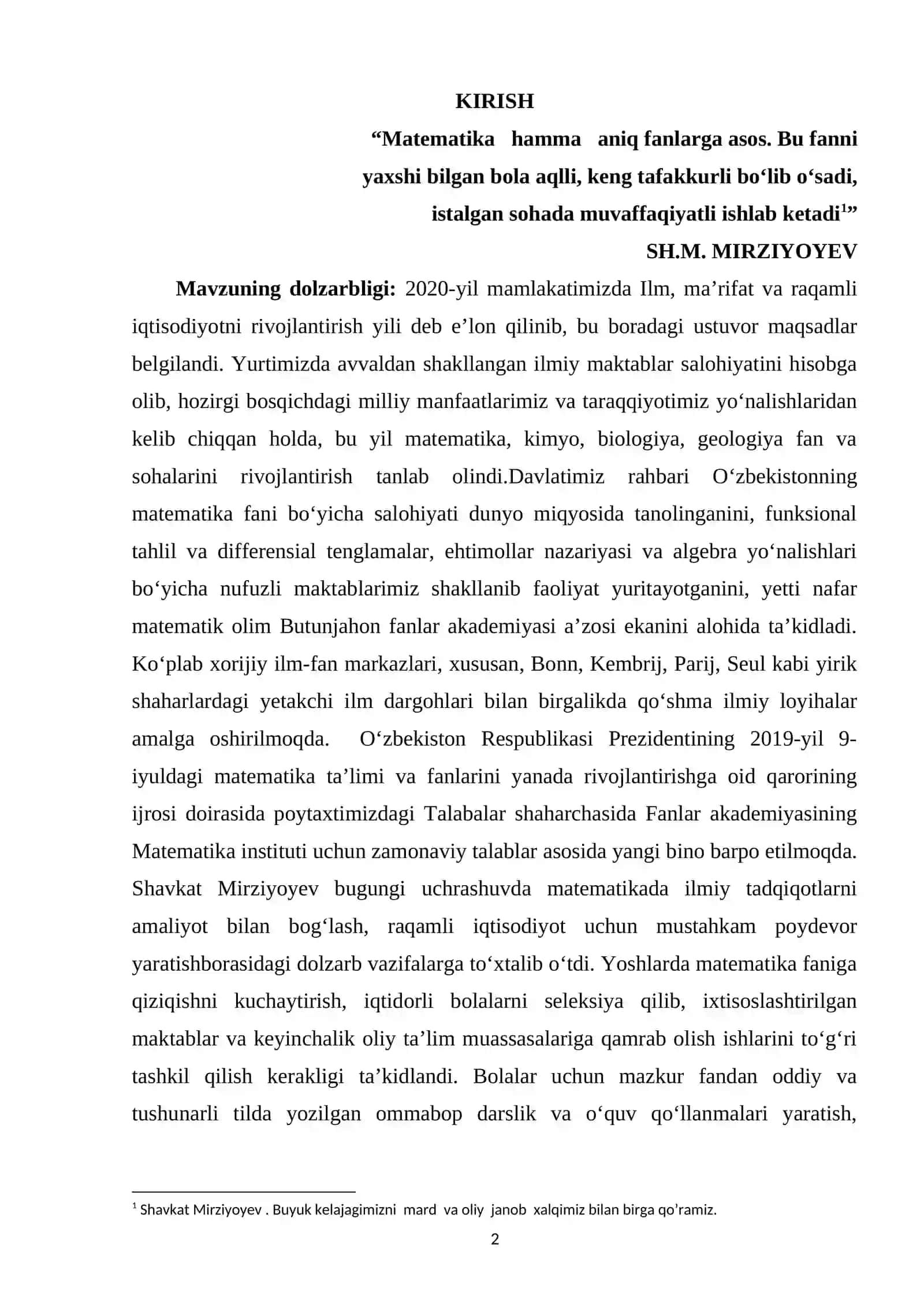 BOSHLANG'ICH SINFDA MATEMATIKANI O'QITISH JARAYONIDA O'QUVCHILARNI FAOLLASHTIRISH USULLARI 2