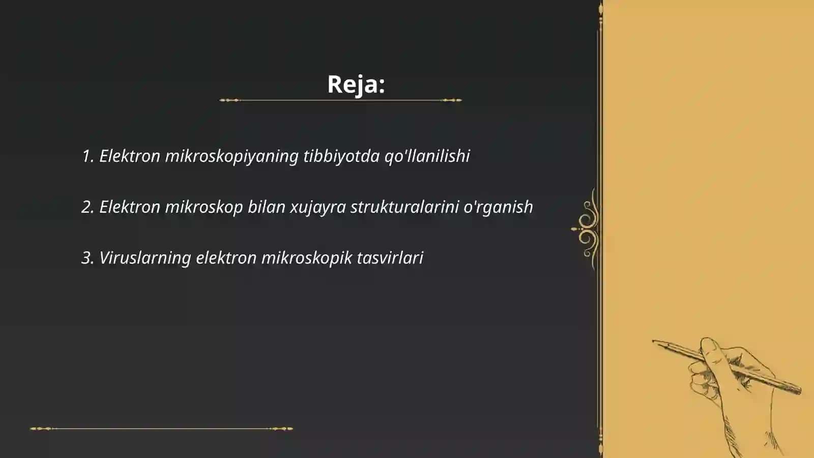 Elektron mikroskopiya usullari tibbiyotda ahamiyati 2