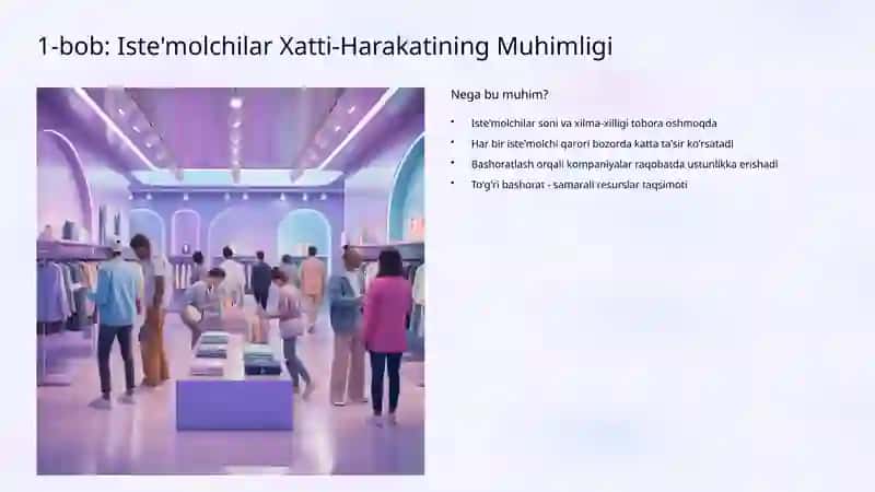 Iste'mol Bozorida Xatti-Harakatlarni Bashoratlash: Kelajakni Ko'rish San'ati 2