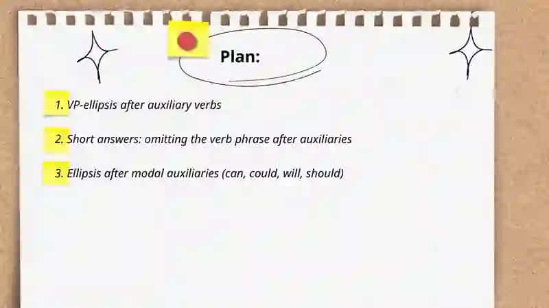 Leaving out words after auxilary verbs 2