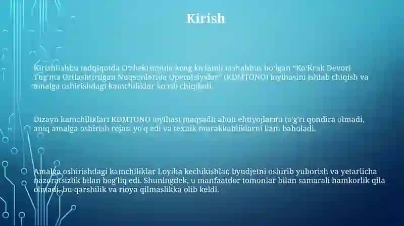 Ko'Krak Devori Tug'Ma Va Orttirilgan Nuqsonlarida Operatsiyalar 2