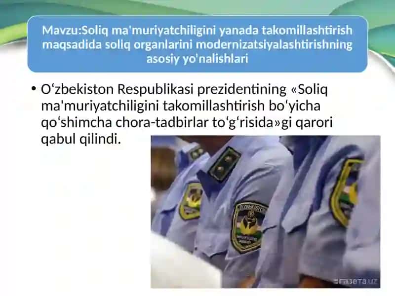 Soliq ma'muriyat chiligi 2