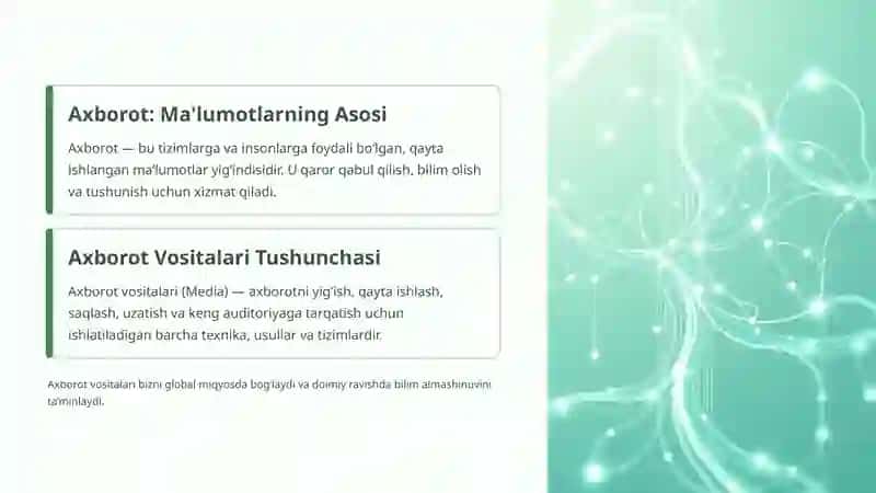 Axborot Vositalari 2