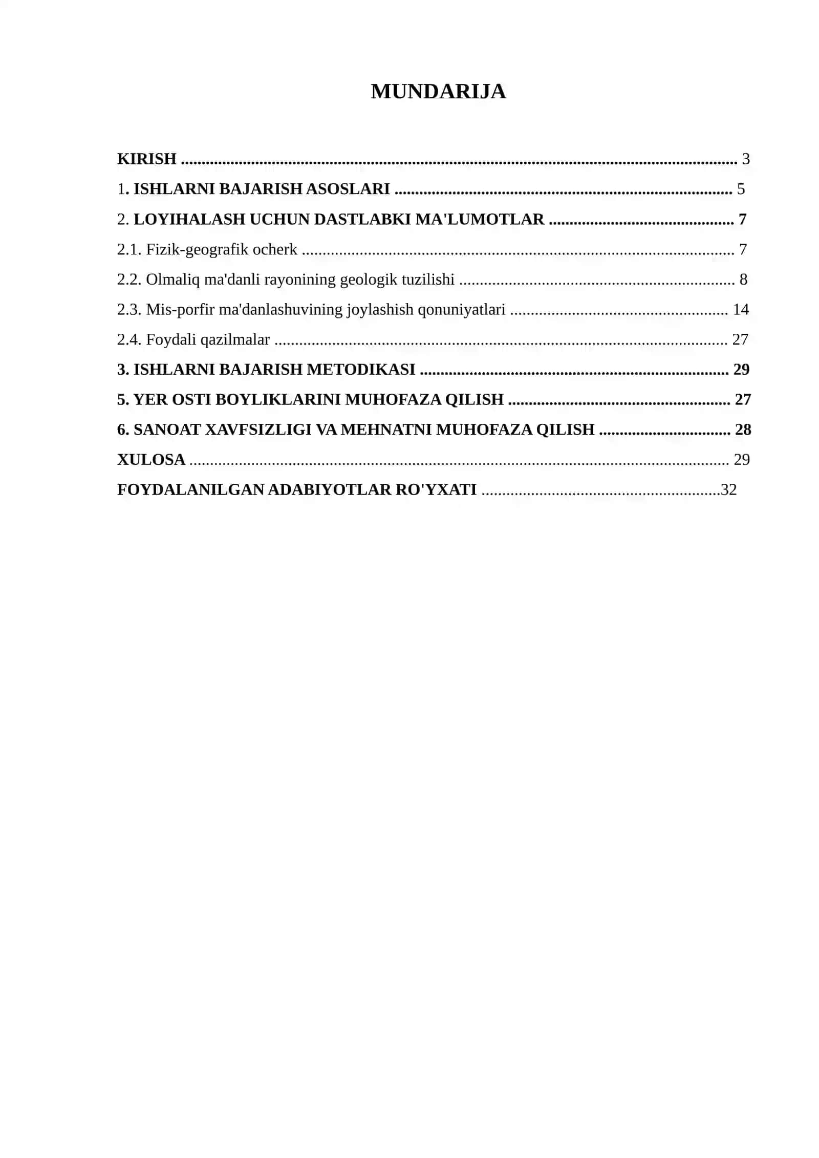 UNGURLIKON MAYDONINING GEOLOGIK TUZILISHI VA MIS-PORFIR KONLARI 2