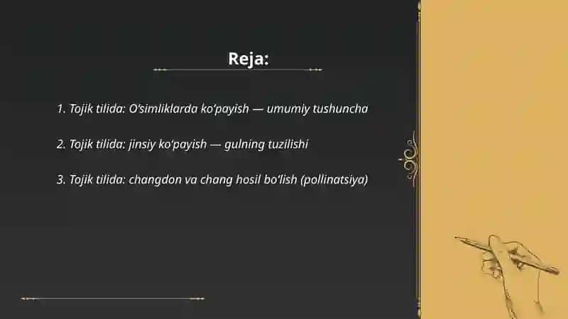 Oʻsimliklar koʻpayishi tojik tilida 2