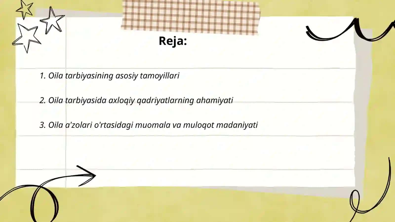 Oila tarbiyasi mazmuni va mohiyati 2