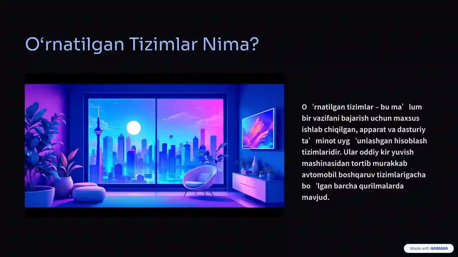 O‘rnatilgan Tizimlarda Qo‘llaniladigan Protsessorlar 2
