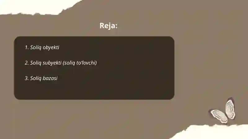 Soliq Elementlari 2