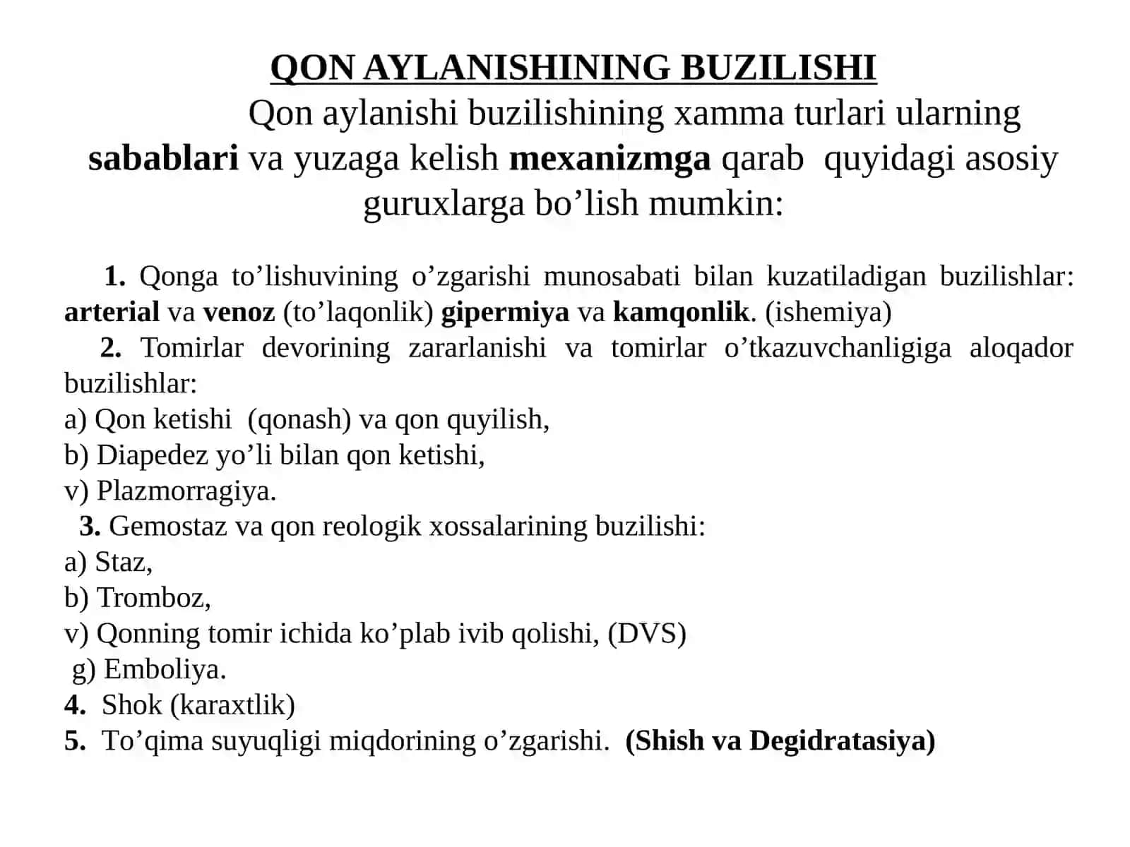QON AYLANISHINING BUZILISHI 2