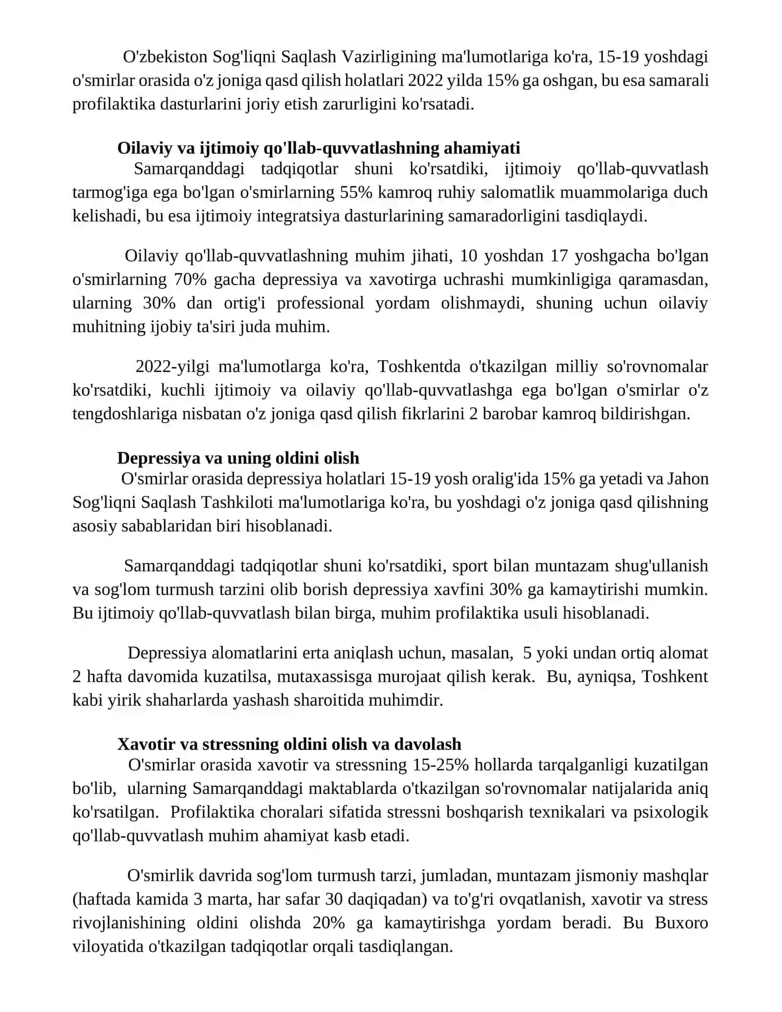 Yosh davirlariga xos psixik kasalliklar profilaktikasi va osixogigenasi 2