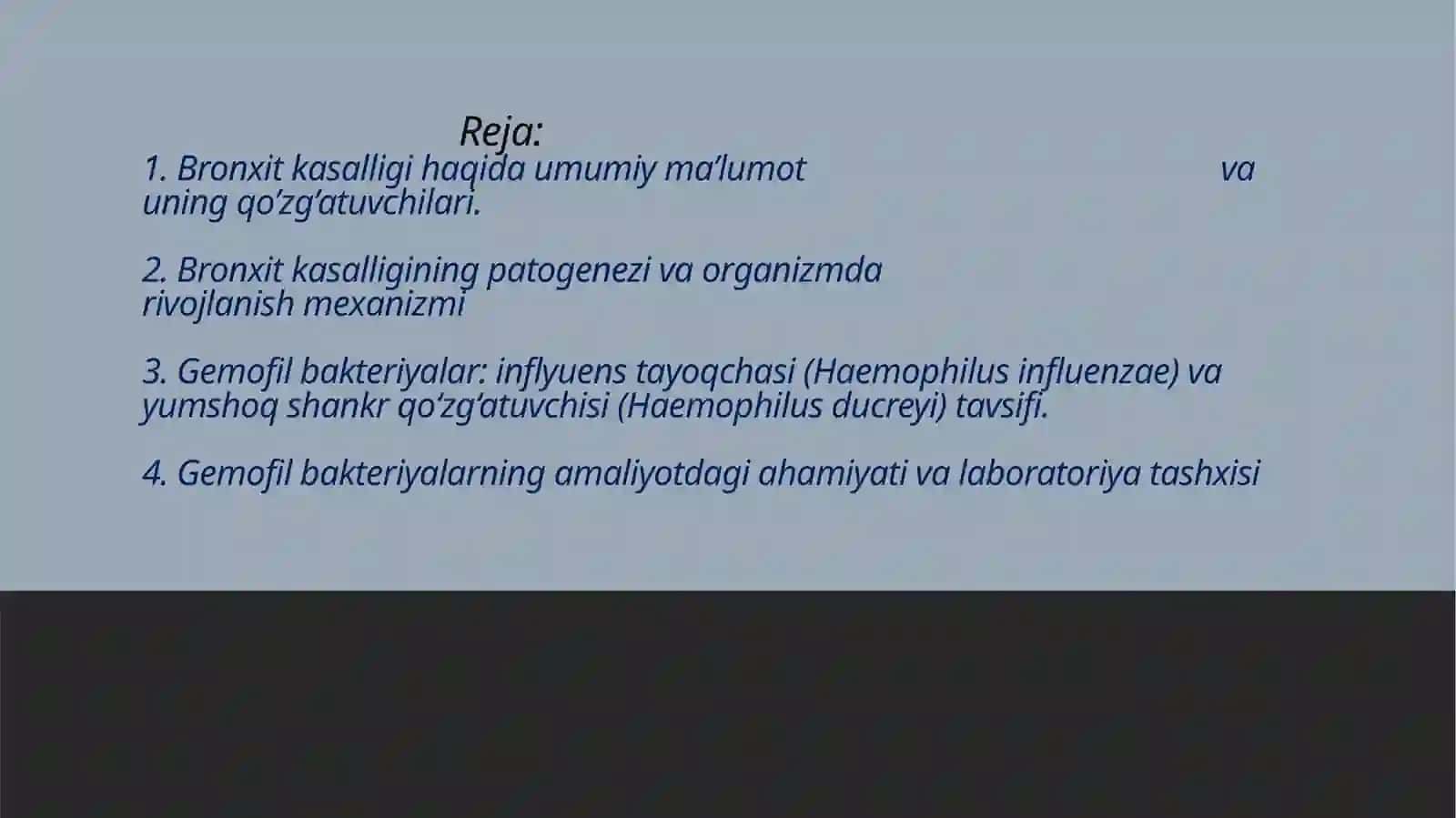 Mustaqilish Mikrobiologiya Immunologiya Virusologiya 2