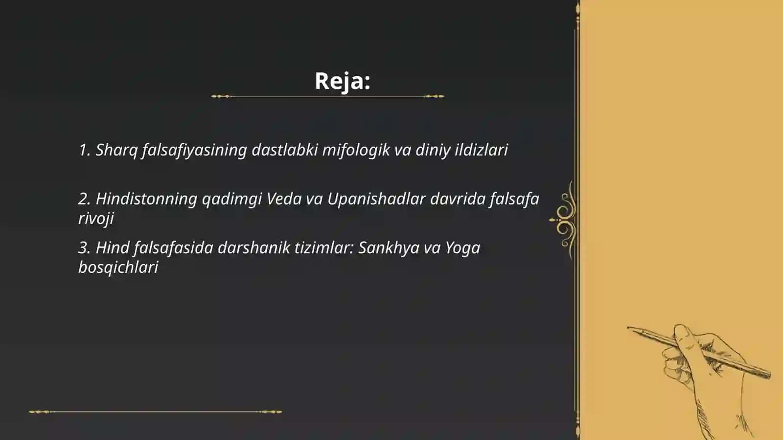Sharq falsafiyasining dastlabki mifologik va diniy ildizlari 2