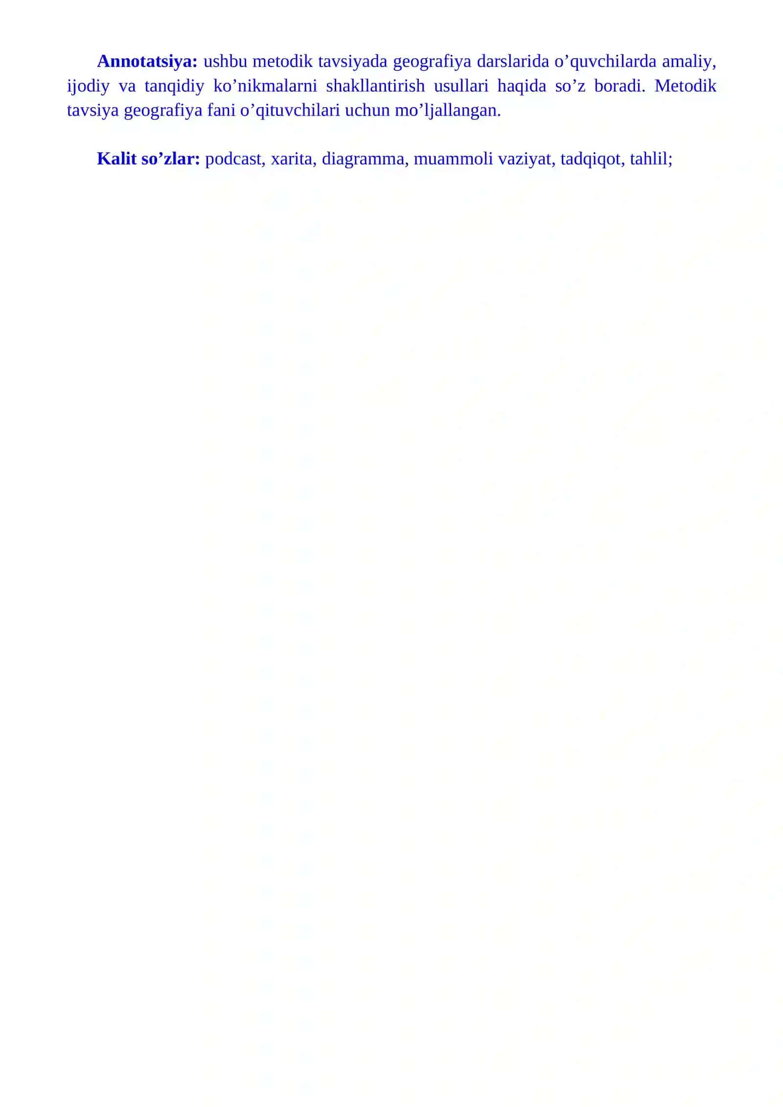 KO’NIKMALARNI RIVOJLANTIRISH METODIKASI 2