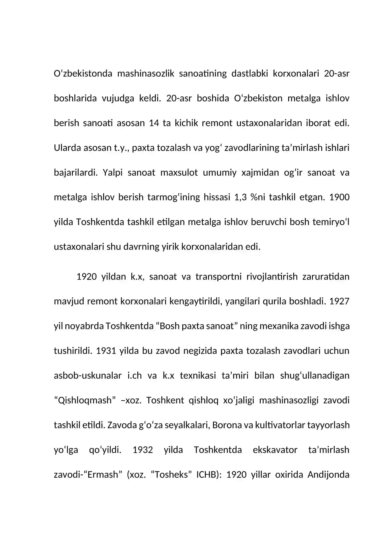 Mashinasozlik sohasida gidravlik jihozlarning o’rni 2