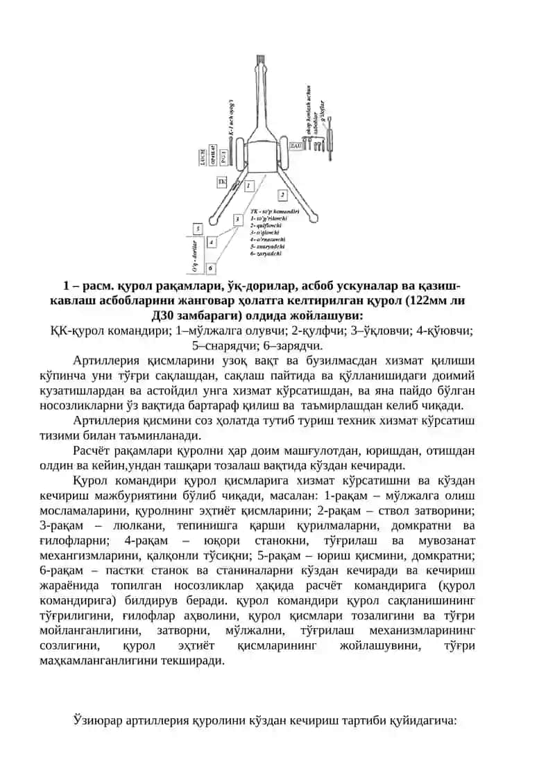 6-МАВЗУ: Моддий қисмларни кўздан кечириш ва носозликларни бартараф қилиш 2